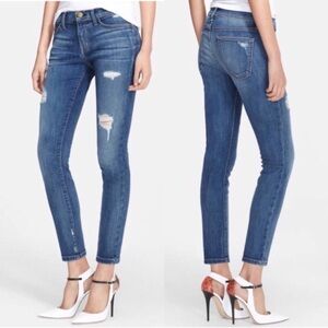 Current/Elliott Stiletto Niagara Destroy Skinny Jeans 25